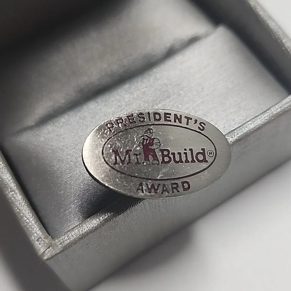 Mr Build Craftsman Lapel Hat Pin Brooches